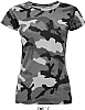 Camiseta Camuflaje Mujer Camo Sols - Color Camuflaje Gris